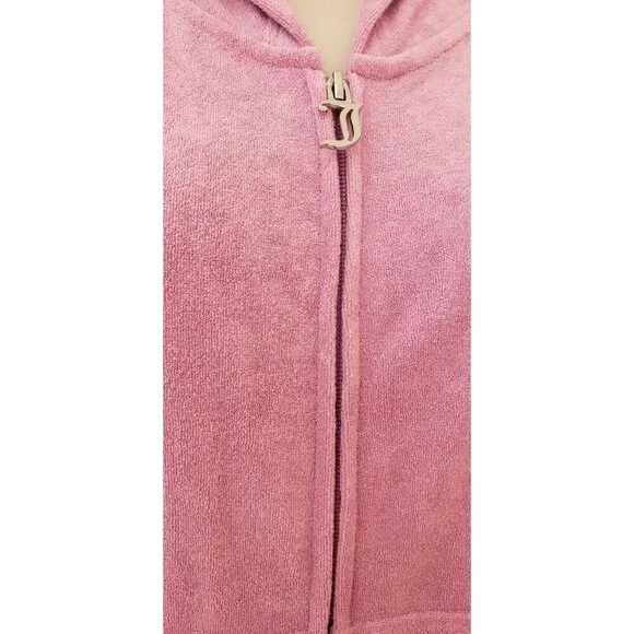 NWT JUICY COUTURE BLING TOWEL TERRY SHORTIE SET DEWBERRY XLARGE - Picture 9 of 15